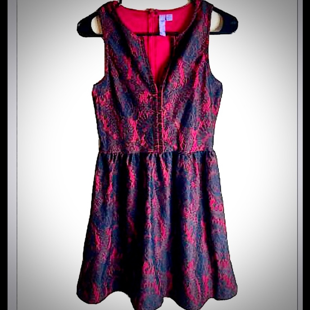 Alya Red Beaded Formal Dress